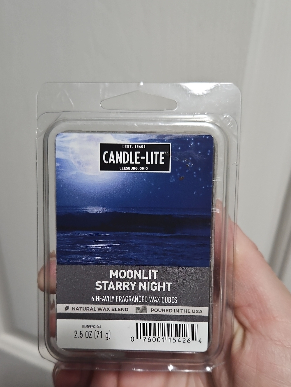 NWT Candle-lite Moonlit Starry Night Wax Melt Cubes